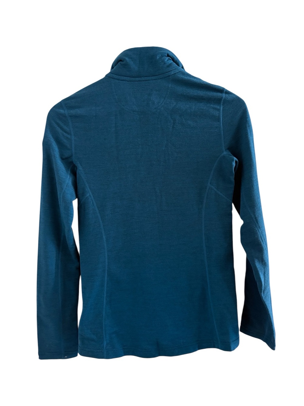 Icebreaker Blue Zip-Up Merino Jacket with Turquoise Lining - Picture 6 of 6